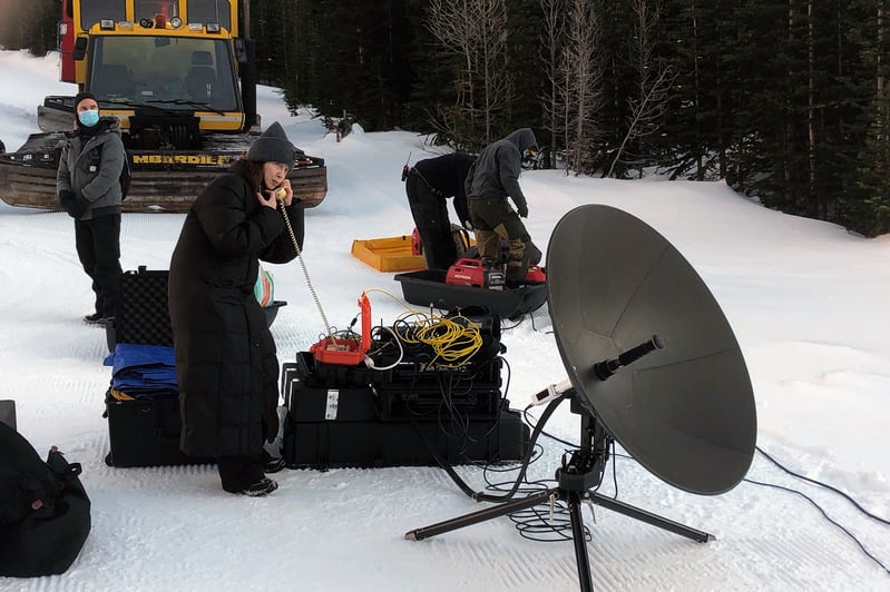 NR-Dejero Connects Subaru Creatives Virtually in Real Time for Commercial Shoot in Remote Canadian Rockies