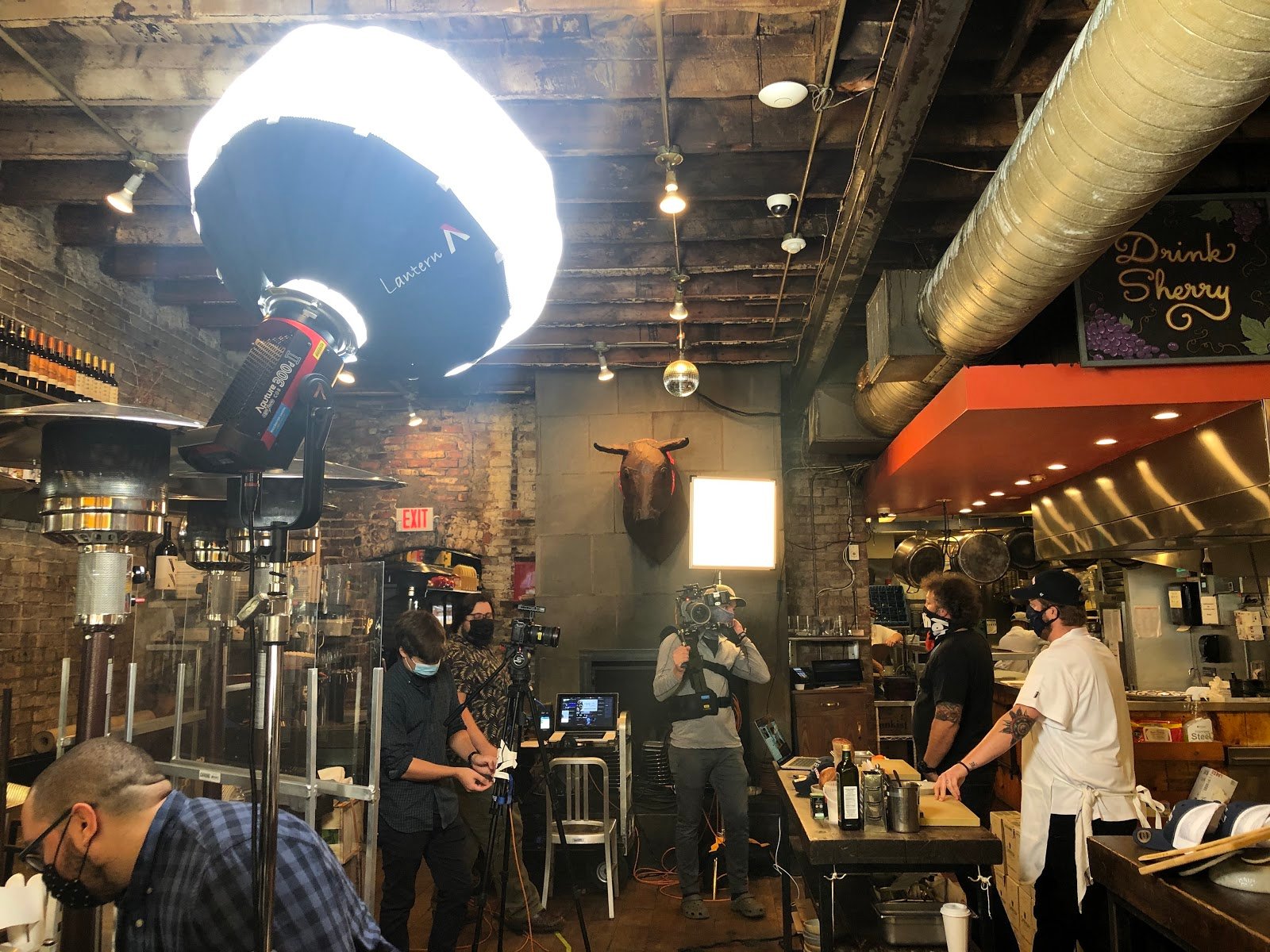 Adapting to the constraints of the small restaurant venue and social distancing, Bottle Tree Pictures chose Dejero EnGo to significantly reduce its footprint for this livestream production
